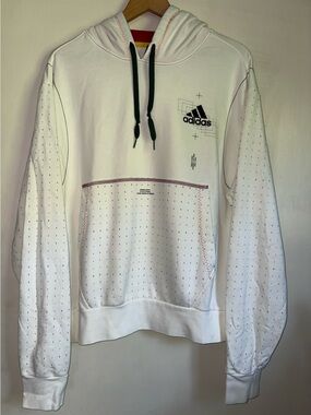 Adidas White Original FB Pullover Hoodie